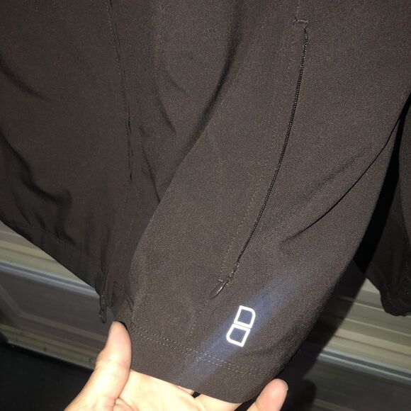 Lucy Activewear Full Zip Jacket Women’s XL Brown Lightweight Stretch Athleisure - Picture 7 of 9